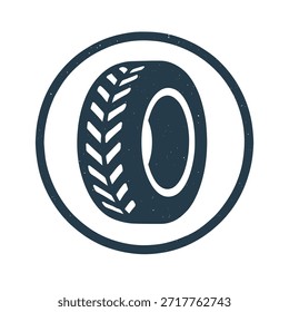 tire icon logo seal vector on white background
Vector stamp icon
