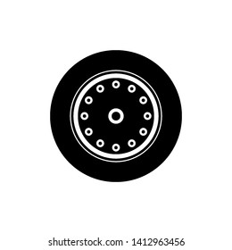 tire icon logo vector design illustration template