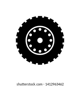 tire icon logo vector design illustration template