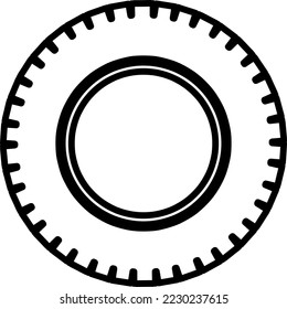 Tire icon logo vector design illustration template