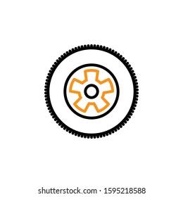 Tire icon template. Vector illustration