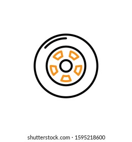 Tire icon template. Vector illustration