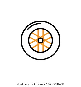 Tire icon template. Vector illustration