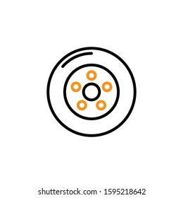 Tire icon template. Vector illustration