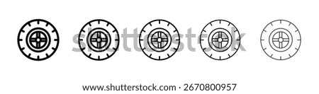 Tire icon Vector Art Illustration