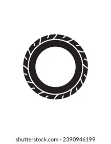 tire icon, vector best flat icon.