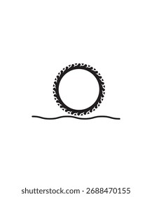 Icono de neumático, Vector mejor icono plano.