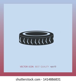tire icon, vector design element