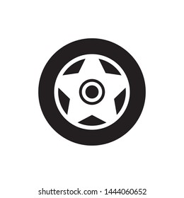 tire icon vector design template