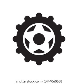 tire icon vector design template