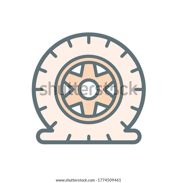 Tire icon vector design
templates