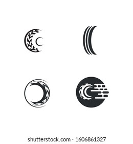 Tire icon Vector Illustration design Logo template