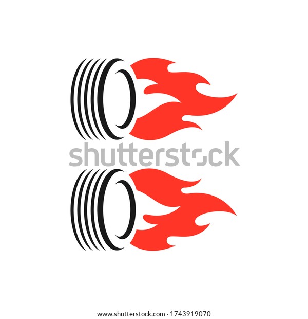 Tire icon vector illustration. Tire shop\
logo design inspiration.