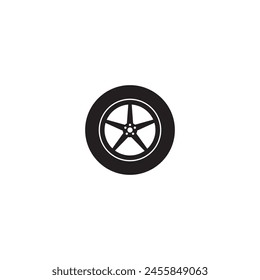 tire icon vector ilustration logo design