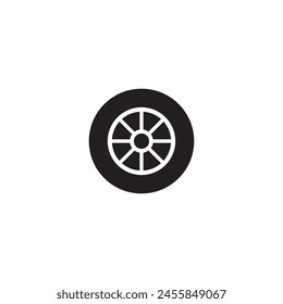 tire icon vector ilustration logo design