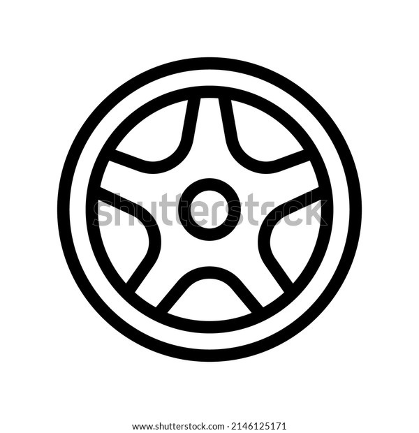 Tire Icon Vector\
Symbol Design\
Illustration