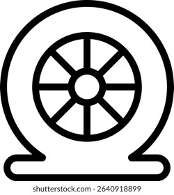 Tire icon vector templates art