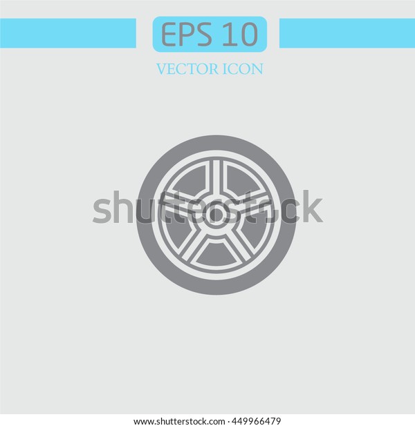 tire icon vector.\
wheel