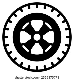 Tire icon for web, app, infographic, etc