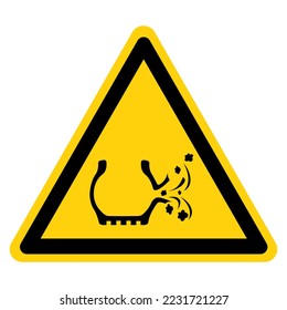 Tire Leak Symbol Sign, Vector Illustration, Isolate On White Background Label .EPS10