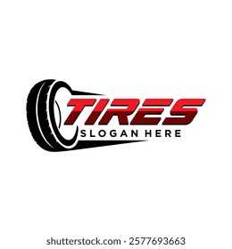 Tire Logo design template, Concept logo for businesses related to the automotive industry.