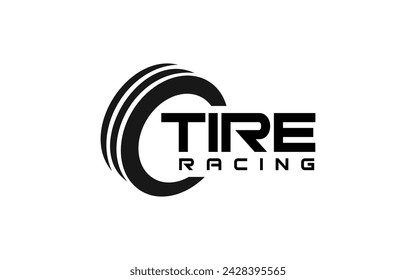 tire logo design vector automotive business race