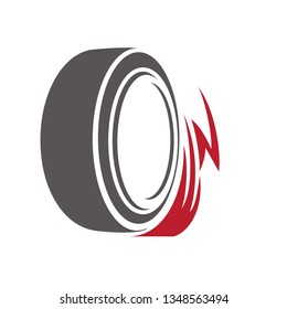 tire logo, emblems and insignia. vector illustration