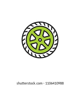 Tire Logo Icon Design
