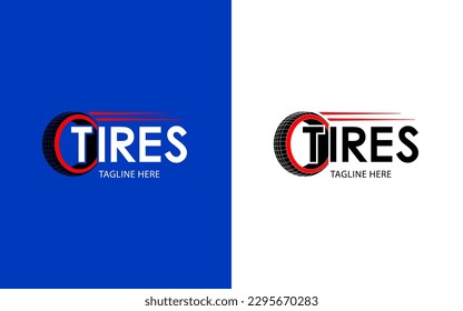 Tire Logo Images Stock Vector Template silhouette wheel vector