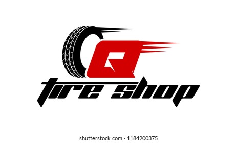 Tire logo vector logo design