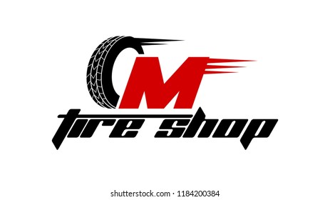 Tire logo vector logo design