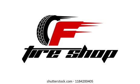 Tire logo vector logo design