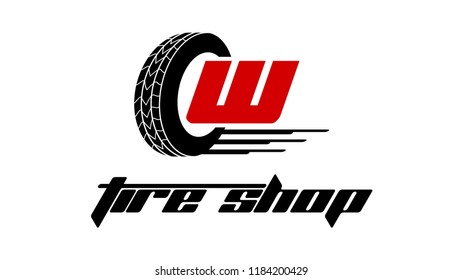 Tire logo vector logo design