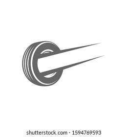 Tire logo vector icon illustration design template
