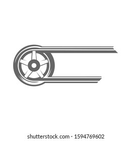 Tire logo vector icon illustration design template