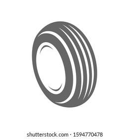 Tire logo vector icon illustration design template