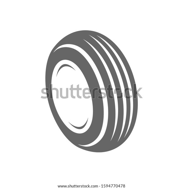 Tire logo\
vector icon illustration design\
template