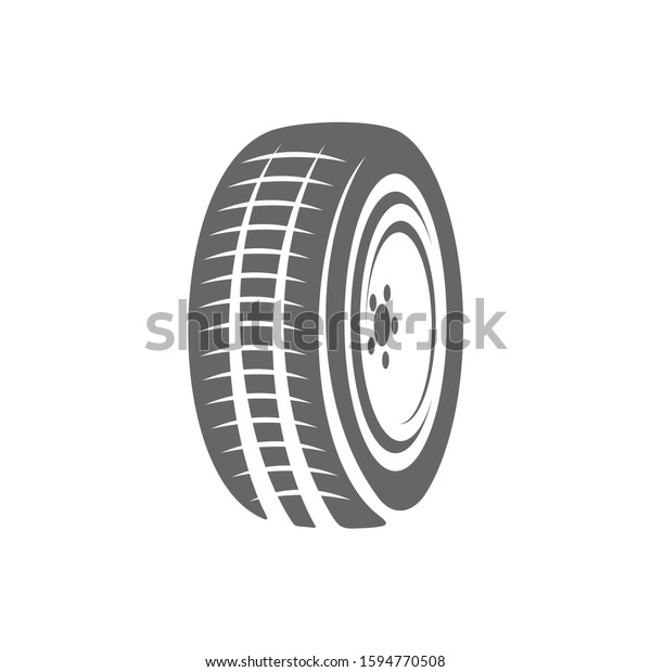 Tire logo\
vector icon illustration design\
template