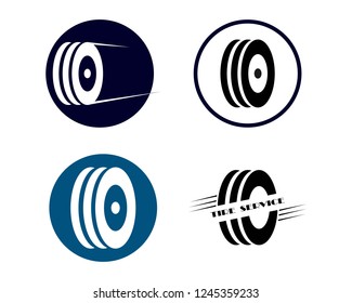 Tire logo vector template illustration design