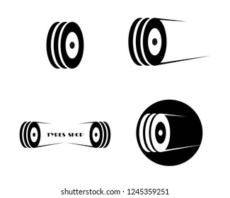 Tire logo vector template illustration design