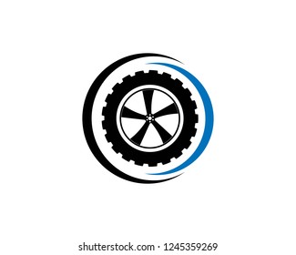 Tire logo vector template illustration design