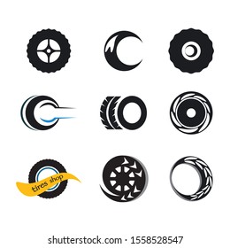 tire logo vector template illustration