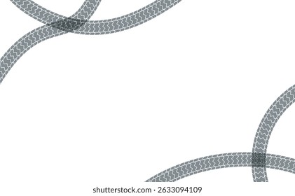 Tire mark vector illustration background frame material