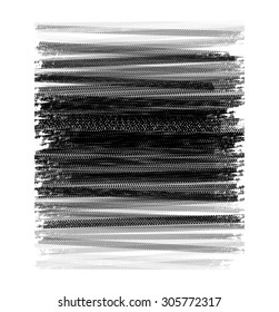 tire marks on a black background