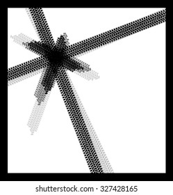 tire marks on a white background