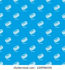 Tire pattern vector seamless blue repeat for any use
