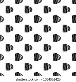 Tire pattern vector seamless repeating for any web design