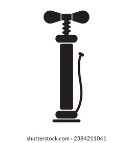 Vektorgrafik-Logo der Reifenpumpe