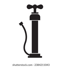 tire pump icon vector illustration logo design