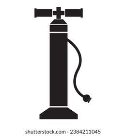 tire pump icon vector illustration logo design